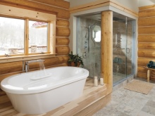 Kopalnica v podeželskem slogu