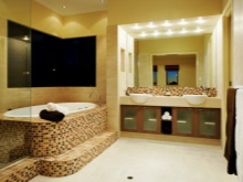 Combination of light colors in the bathroom for the phlegmatic