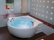 Vasca da bagno di forma circolare