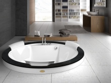 Vasca da bagno rotonda incorporata