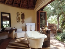 Vasca da bagno in stile africano