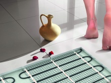 Vloerverwarming in badkamer