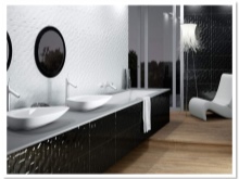 Černobílá kolekce 3D dlaždic