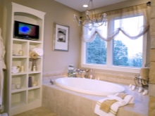 El cuarto de baño como lugar de descanso acogedor