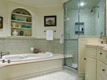 Baño hecho para la comodidad