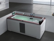 Ορθογώνια μπανιέρα υδρομασάζ