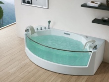 Οβάλ μπανιέρα τοίχου