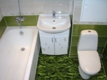 Gegoten vloer in een hruschevka