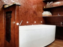 Kylpyhuoneen seinärappaus 