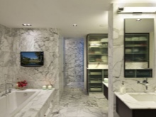 Marmoriset kylpyhuoneen seinät