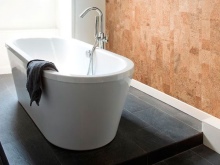 Корк за стените на банята