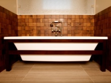 Πλακάκια δαπέδου με ξύλο