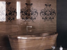 Πλακάκια που μιμούνται το wenge