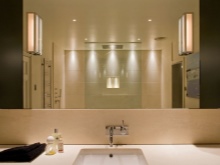 Iluminação discreta da casa de banho