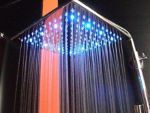 Jactos de duche retroiluminados