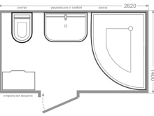 Plan de aranjament baie