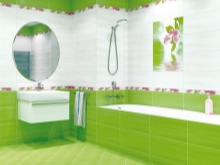 Wit en sla in de badkamer