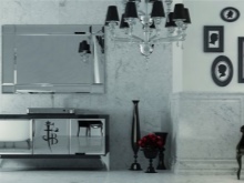 Baie gri cu accente negre