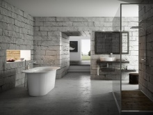 Calm tonuri de baie gri calm