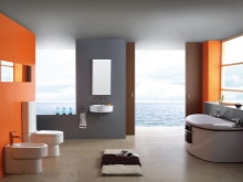 Baie - alb, gri și portocaliu