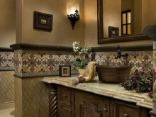 Μαρμάρινη επιφάνεια τραπεζιού μπάνιου