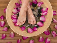 Rose Petal Foot Bath