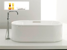 Οβάλ μπανιέρα από χυτοσίδηρο