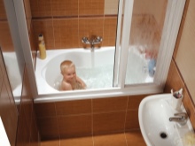 Mini vasca da bagno in acrilico