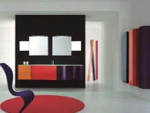 De beaux meubles de salle de bains