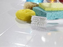 Almofadas e escovas de decapagem