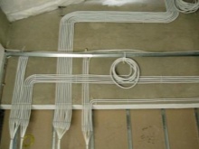 Cableado en el baño