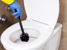 Pulire la tazza del water