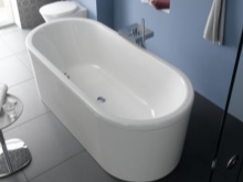 Свободностояща стоманена вана