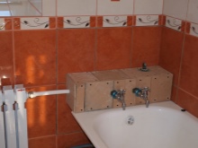 Afwerking van de plank met gipsplaten