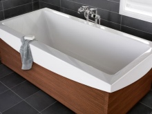Rectangular kvaril bathtub