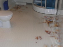 浴室のエポキシ床材