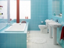 格安バスルームのタイル張り