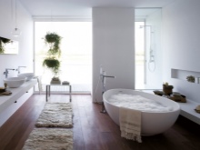 Ovális fürdő feng shui fürdőkád