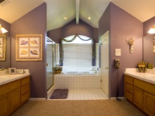 Badrumsdesign för stuga