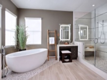 badrumsdesign med badkar