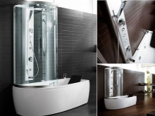 Tuš kabina s kadjo in hidromasažo