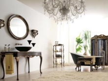 Art Deco stenen badkamer wastafels