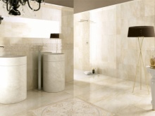 Antieke Stijl Badkamer met Stenen Wastafels