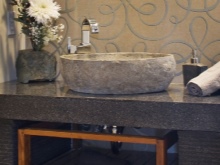 Wastafels van imitatiesteen