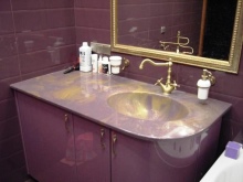 Tvättställ i konstgjord sten