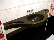 Tvättställ i konstgjord akryl