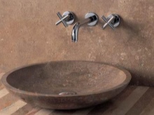 Formes des lavabos de salle de bains en pierre naturelle