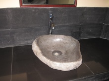 Bassins de lavage inhabituels en pierre naturelle