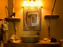 Éviers en pierre naturelle à l'intérieur