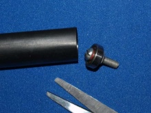 rollers for shower enclosure with his hands